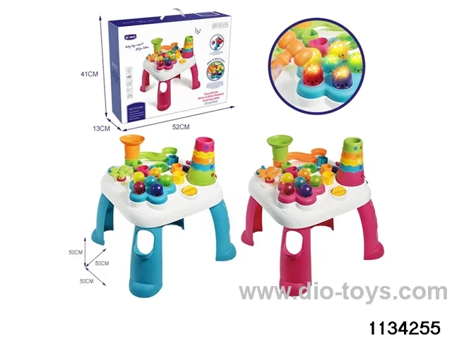 Learning Table with Whack-a-Mole and Music