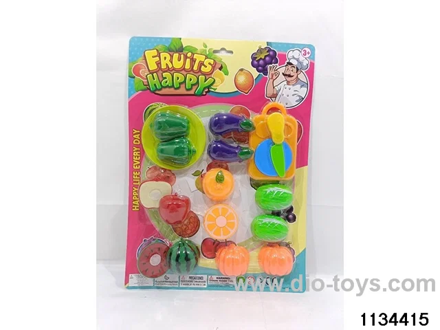 Simulation Fruit & Vegetable Cutting 10pcs