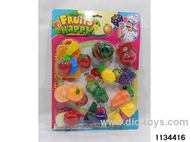 Simulation Fruit & Vegetable Cutting 13pcs