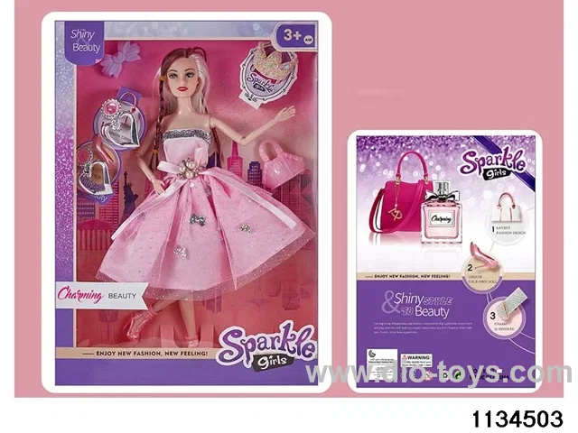 11.5 inch 11 jointed doll set