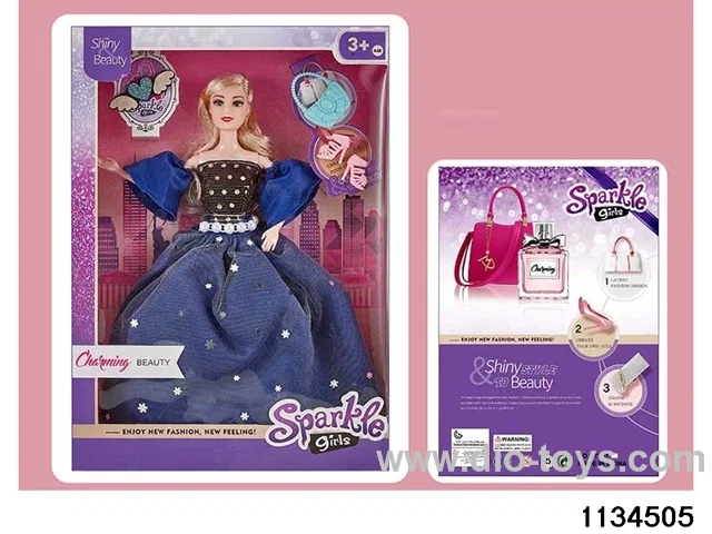 11.5 inch 9 jointed doll set