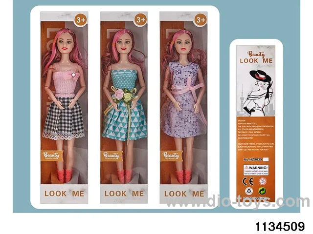 11.5 inch 9 jointed doll set
