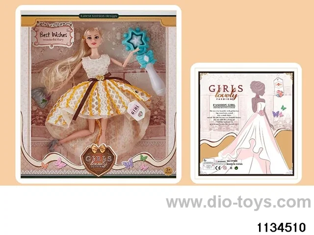 11.5 inch 11 jointed doll set
