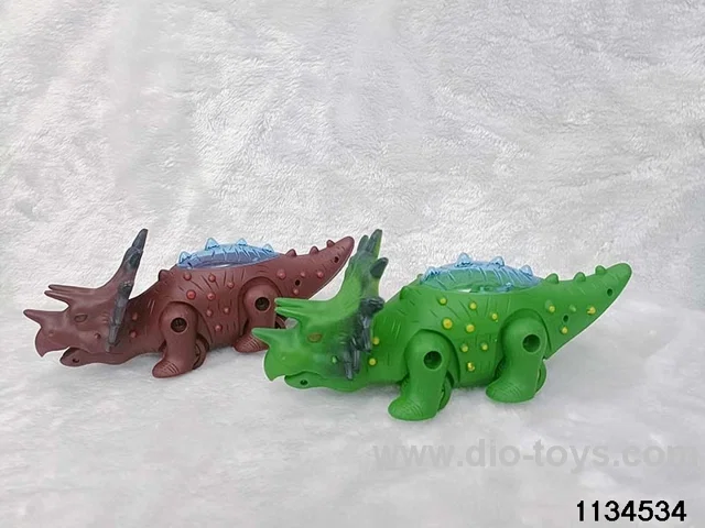 Pull Line Lighted Triangle Dinosaur (sugar filled)
