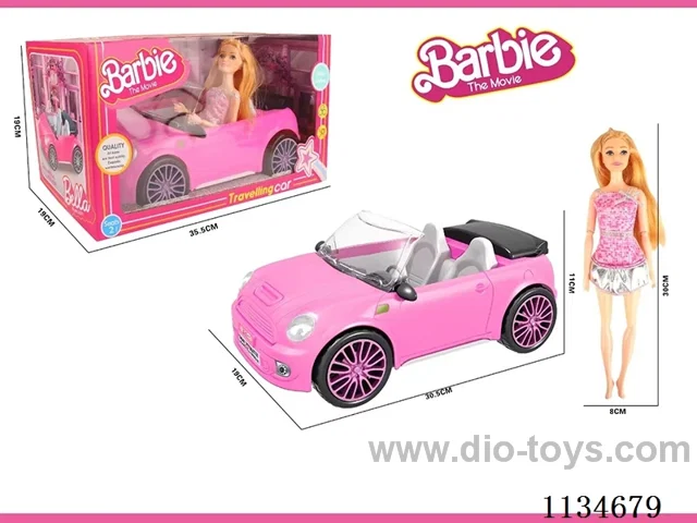 11inch Barbie with car