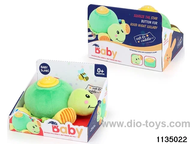Plush sound and light turtle
