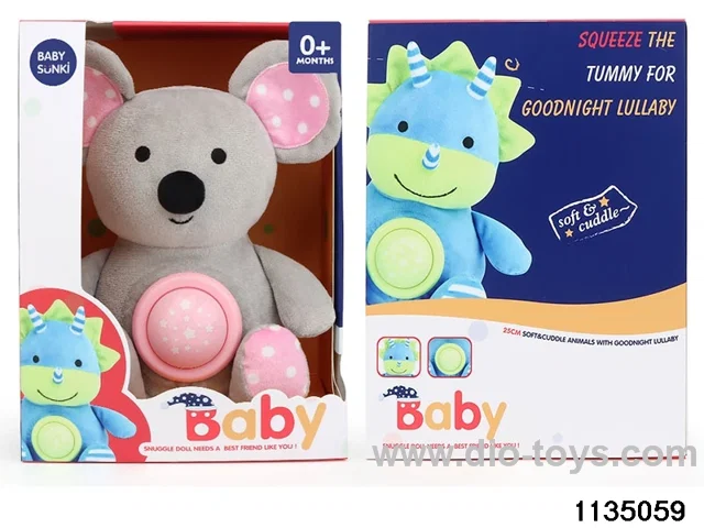 Plush sound and light mouse
