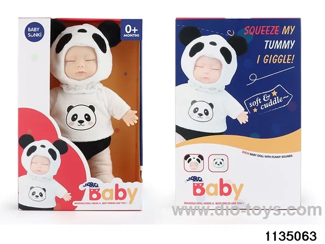 Plush Laughing Panda Doll