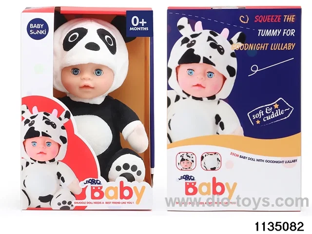Plush sound and light panda doll
