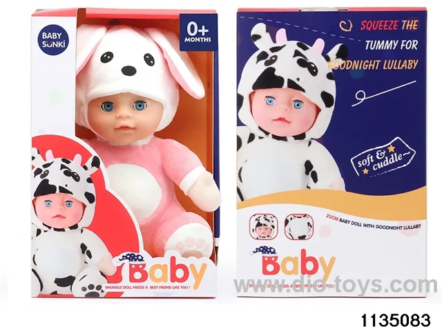 Plush sound and light rabbit doll