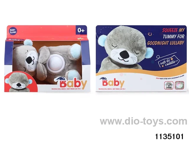 Plush sound and light otter