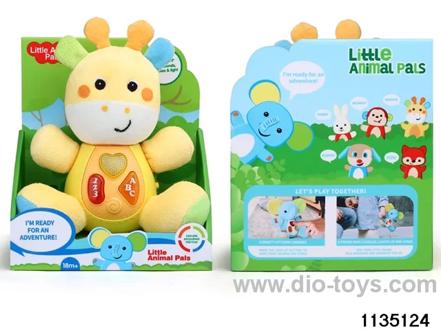 Plush Giraffe with Lights and Music