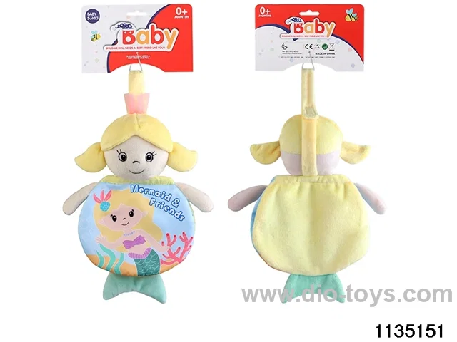 Plush Mermaid Baby Cloth Book