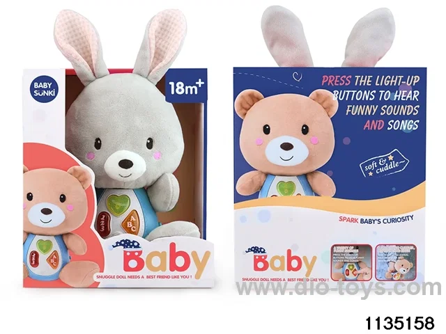 Plush Bunny with Lights and Music