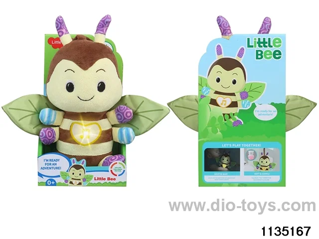 Plush Bee with Lights and Music (Hammockable)