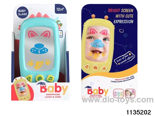 Dinosaur mobile phone with beauty emoji
