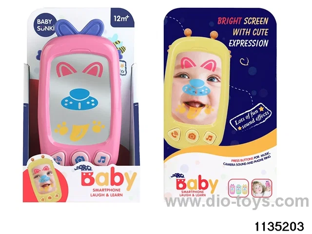 Bunny mobile phone with beauty emoji