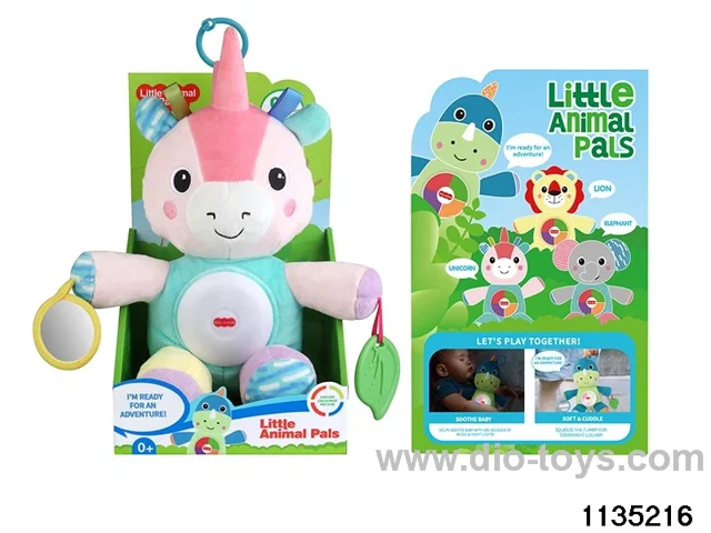 Plush Unicorn with Lights and Music (Hammockable)