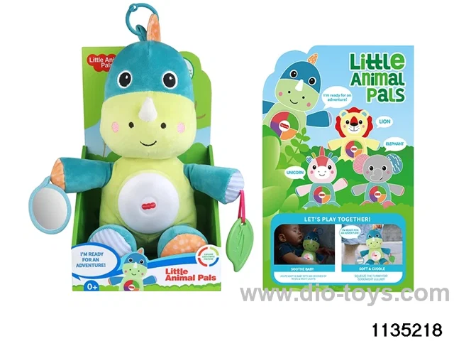 Plush Dinosaur with Lights and Music (Hammockable)
