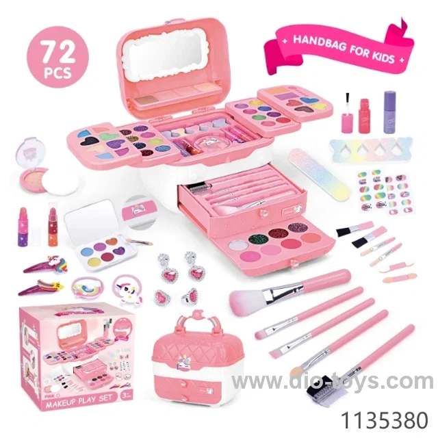 Washable Real Kids Makeup Kit in Color Box