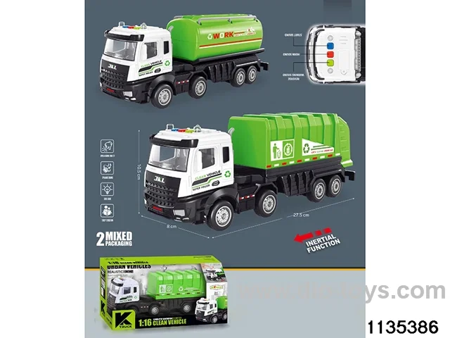 1:16 inertia sanitation vehicle