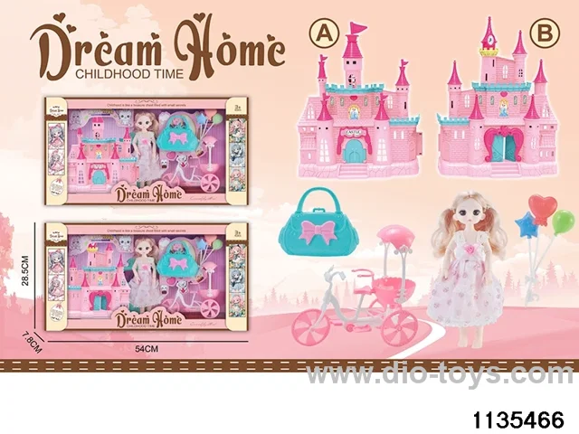 9 inch doll castle
