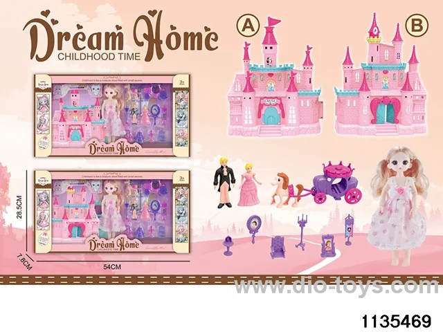 9 inch doll castle