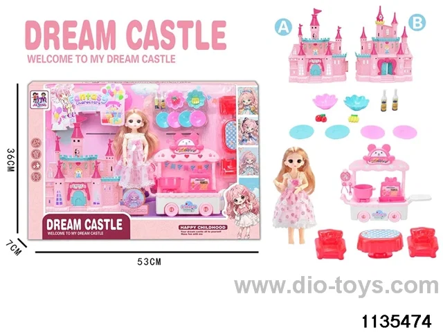 9 inch doll castle