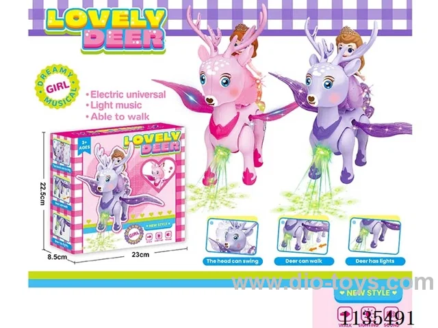 B/O Princess Deer not included battery