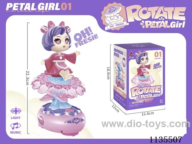 B/O gimbal toy with lights and music