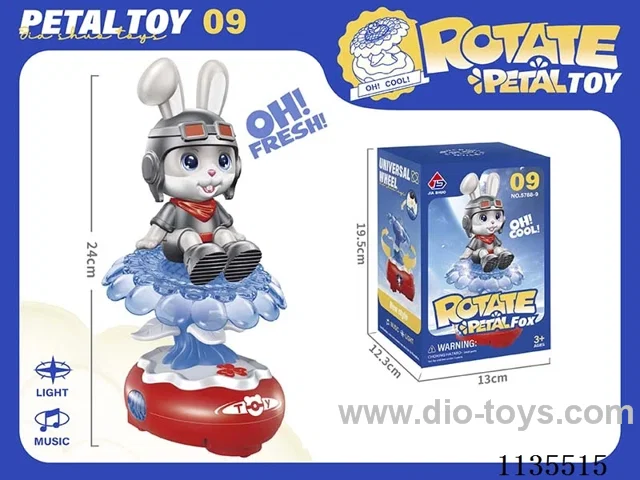 B/O gimbal toy with light up music