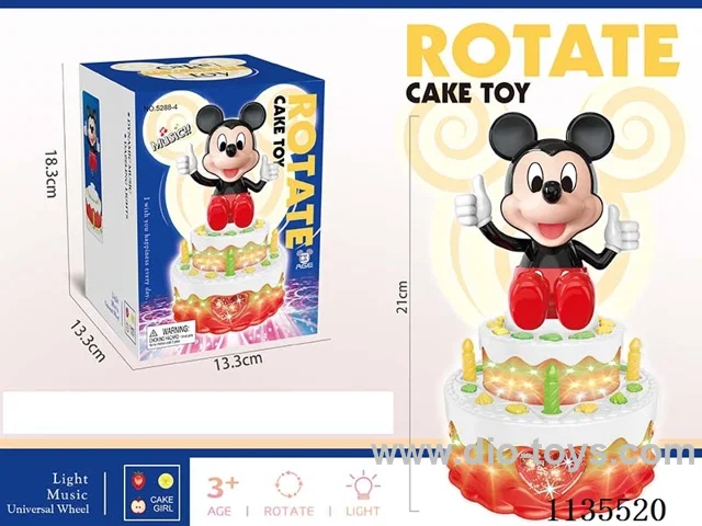 B/O spinning toy with light up music