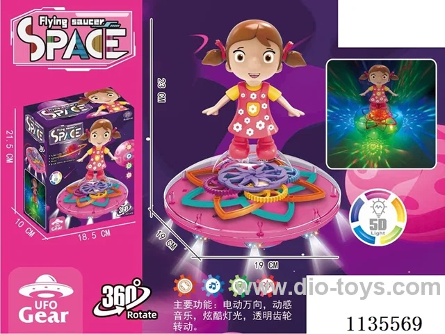 Transparent Gear UFO Girl