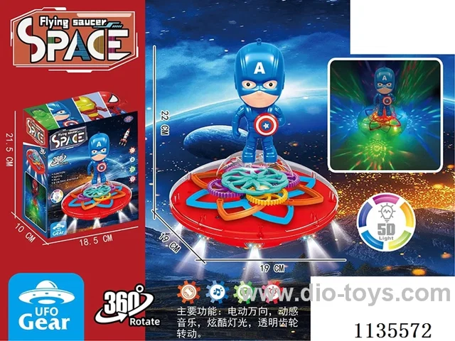 Clear Gear UFO Captain America