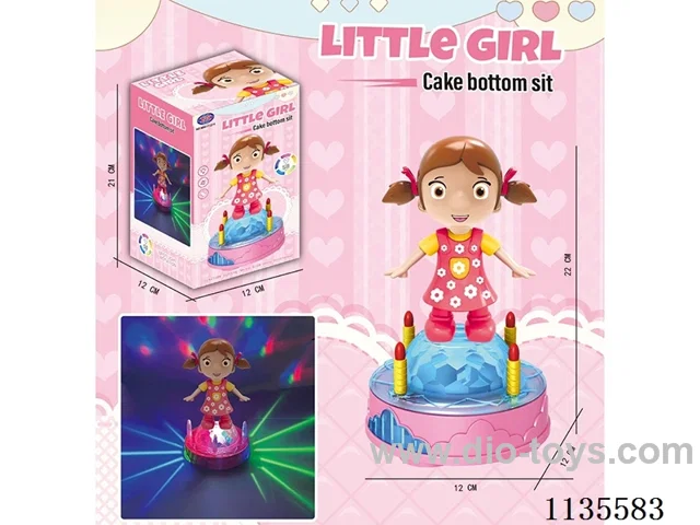 B/O Rotating Lights Gimbal Girl