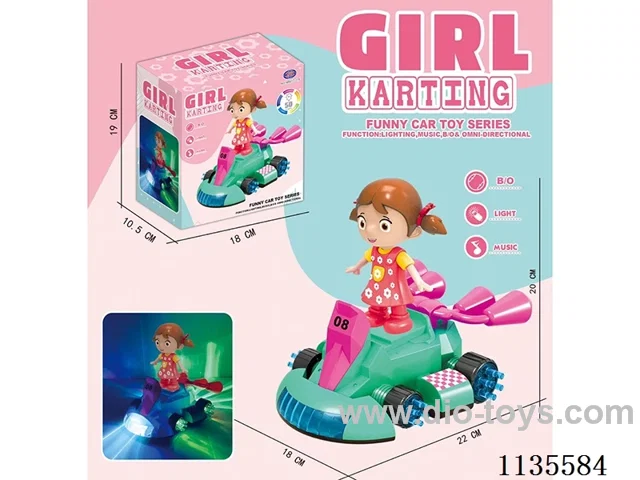 B/O Universal Lights Music Kart Girl
