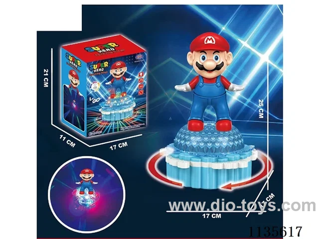 B/O gimbal rotating lifting light music Mario