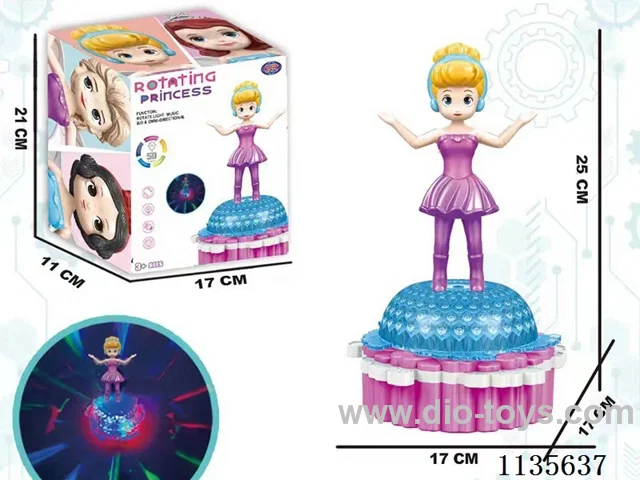 B/O 5D Lifting and Rotating Lights Music Princess