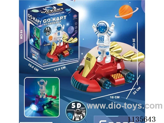 B/O 5D universal light and music spaceman go-kart