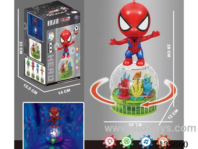 B/O rotating light gimbal Spider-Man