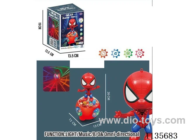 Transparent Gear B/O Avengers with Lights Music