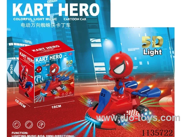 B/O Spider-Man kart with light music