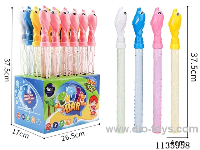 Dolphin Bubble Wand (4 colours)