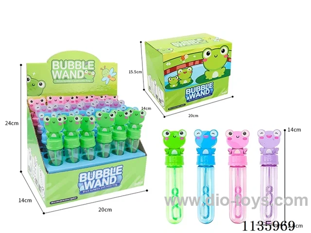 Frog Bubble Wand (4 colours)