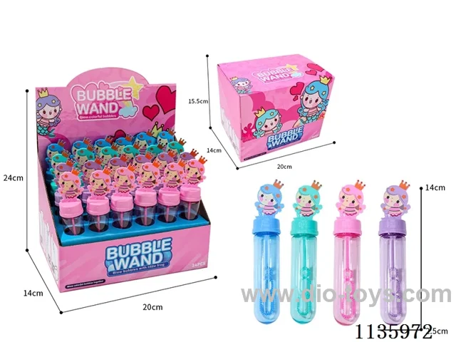 Mermaid Bubble Wand (4 colours)