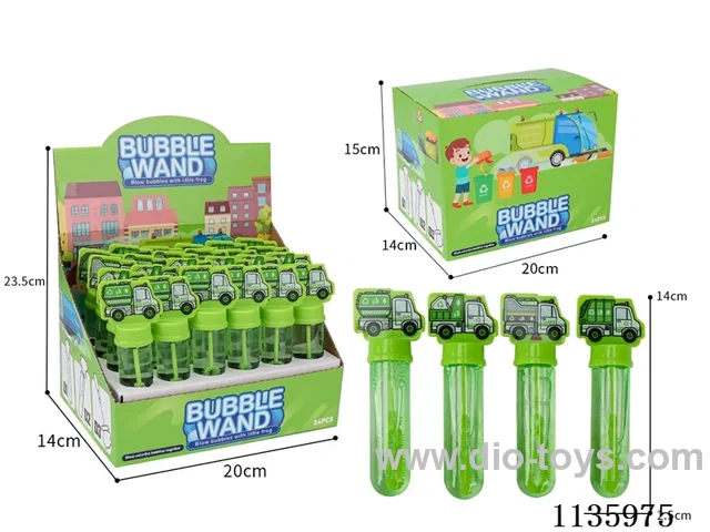 Sanitation car bubble wands (1 colour 4 models)
