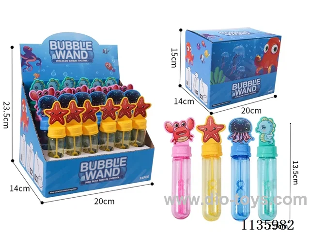 Ocean Bubble Wand (4 colours in 4 models)