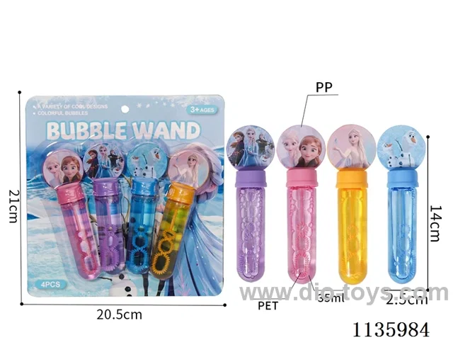 Ice Princess Bubble Wand (4 colours, 4 models)