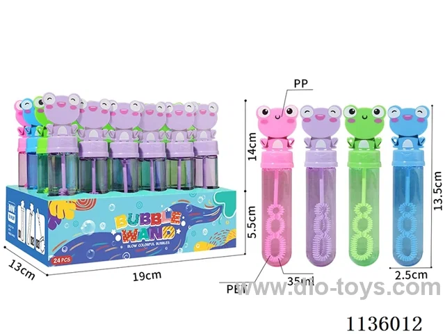 Frog Bubble Wand (4 colours)