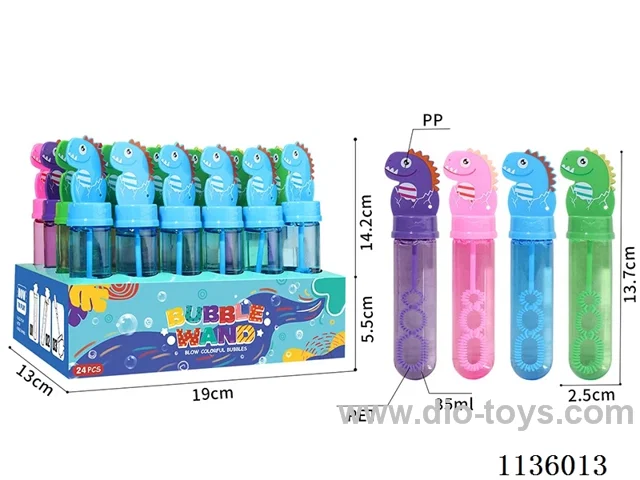 Dinosaur Bubble Wand (4 colours)